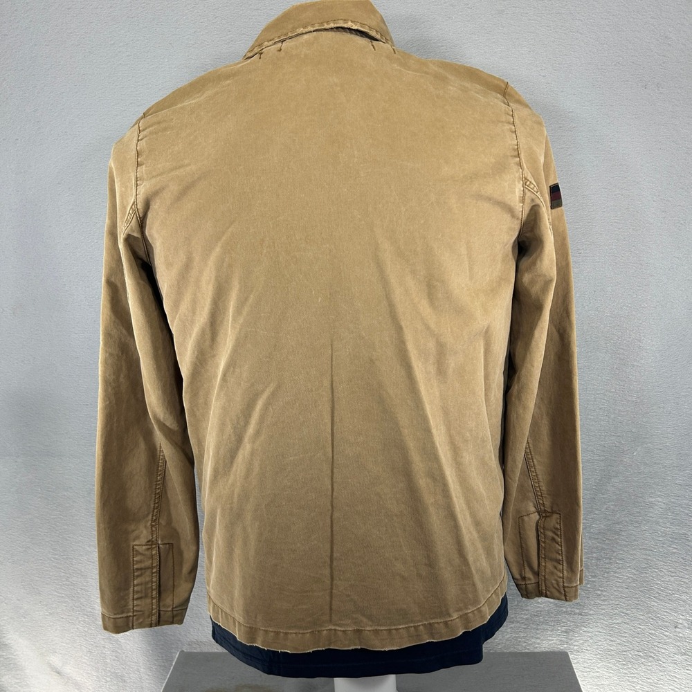American Eagle Field Jacket Mens Small Tan Military Utility Cotton Coat - Picture 4 of 9
